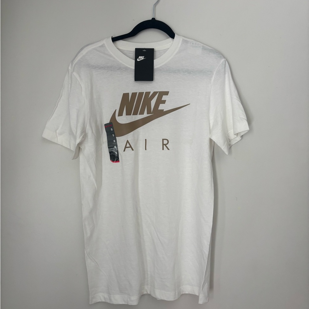 Nike Air Men's White and Brown T-Shirt